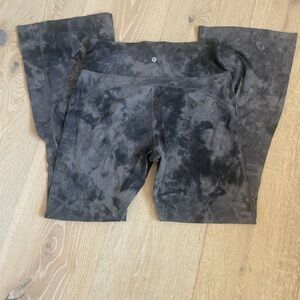 lululemon athletica Black Tie-Dye Leggings